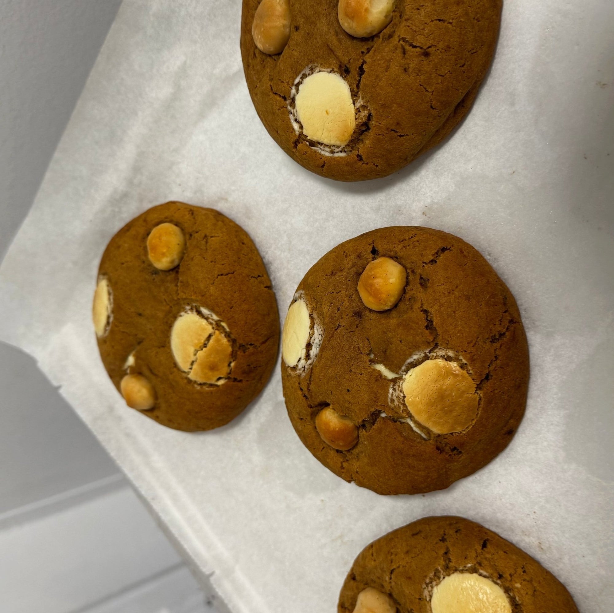 Café cappuccino Macadamia chocolat blanc - DOUMI COOKIES